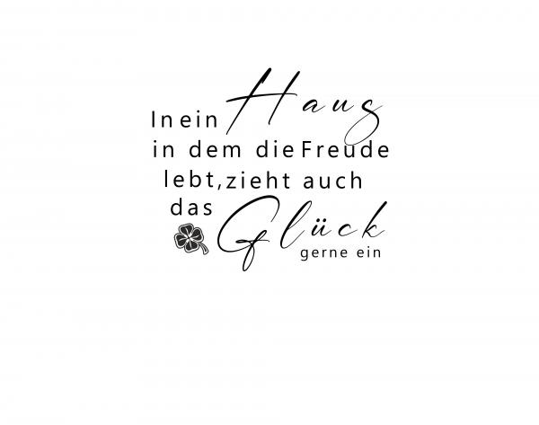 Dekobazar Wandtattoo Spruch Wohnen